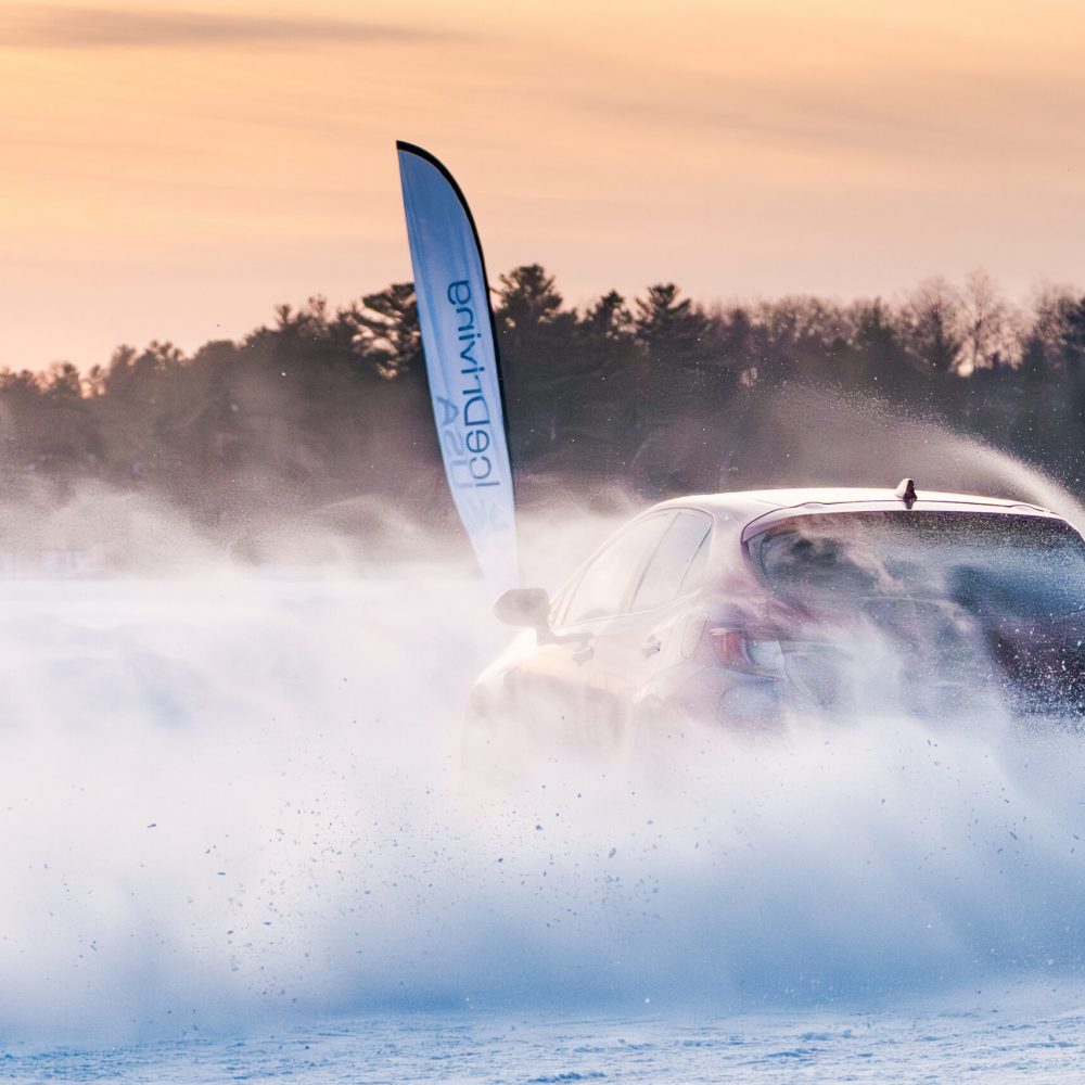 rent ice track for driving experience