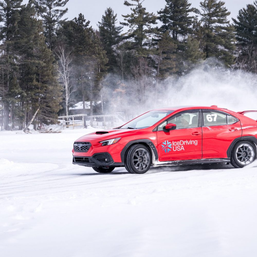 driving on ice during winter